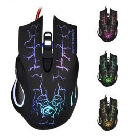 Crack Pattern Game Wired Mouse Design Gaming Mice ..