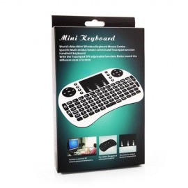 i8 Mini 2.4GHz Wireless Keyboard with Touchpad Bla..