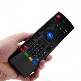 2.4GHz 6-Axis 81 Keys Wireless Mouse Remote Control Black